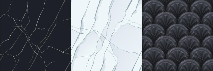 Vector gratuito abanico o escamas de metal de mármol de texturas sin fisuras