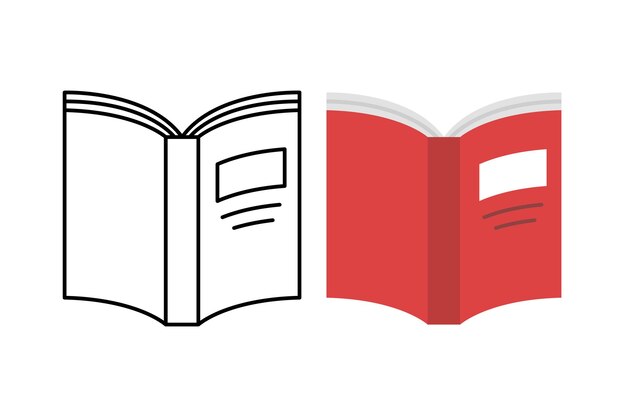 Abre el libro de vuelta a ver el contorno y plano