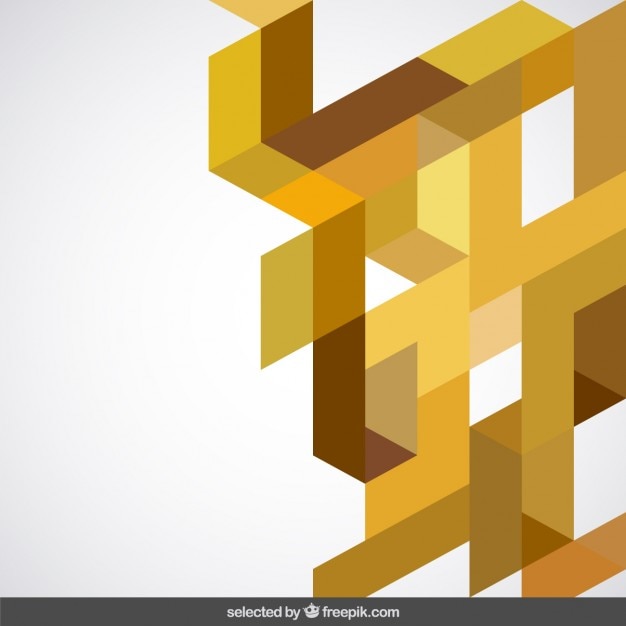 La abstracción geométrica amarilla