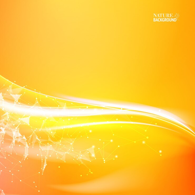 Abstracción naranja para la formación científica.