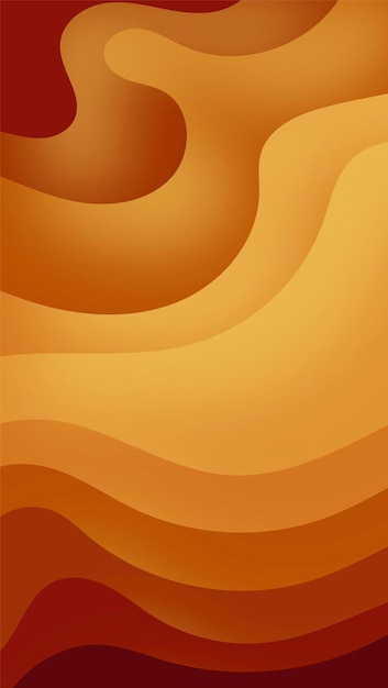 abstract orange modern waves gradient