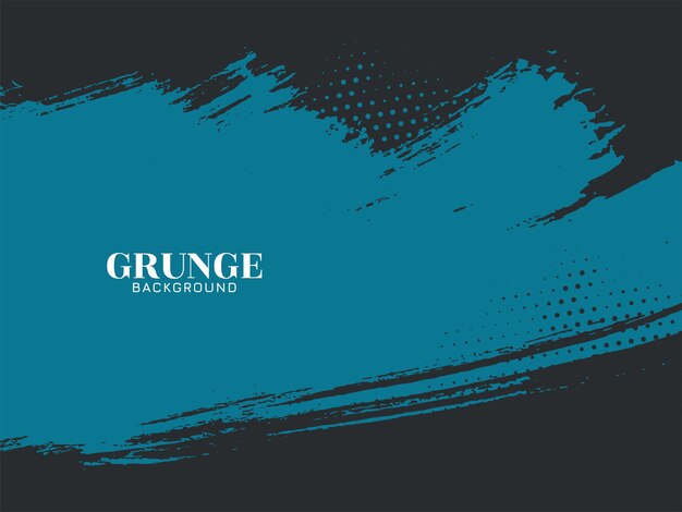 Abstracta textura grunge diseño de fondo vintage negro y azul