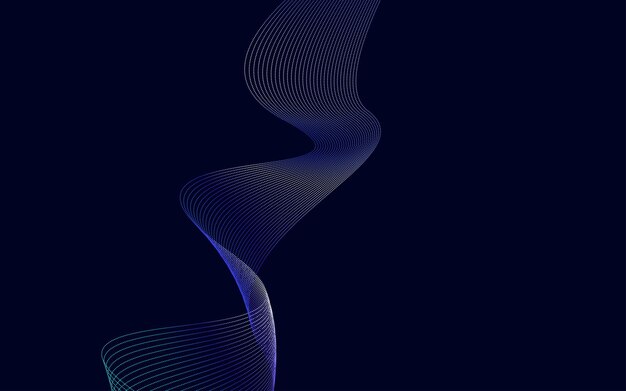 Abstracto deformado Diagonal a rayas Fondo vectorial curvo retorcido inclinado patrón de líneas onduladas Nuevo estilo para el diseño de su negocio