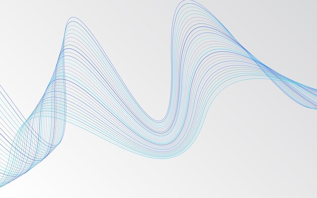 Abstracto deformado Diagonal a rayas Fondo vectorial curvo retorcido inclinado patrón de líneas onduladas Nuevo estilo para el diseño de su negocio