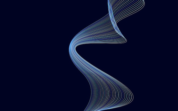 Abstracto deformado Diagonal a rayas Fondo vectorial curvo retorcido inclinado patrón de líneas onduladas Nuevo estilo para el diseño de su negocio