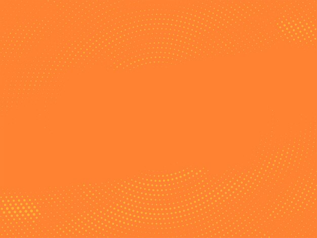 Abstracto diseño moderno de medio tono fondo naranja
