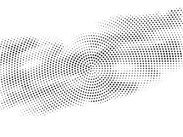 Abstracto elegante diseño circular de medio tono fondo moderno