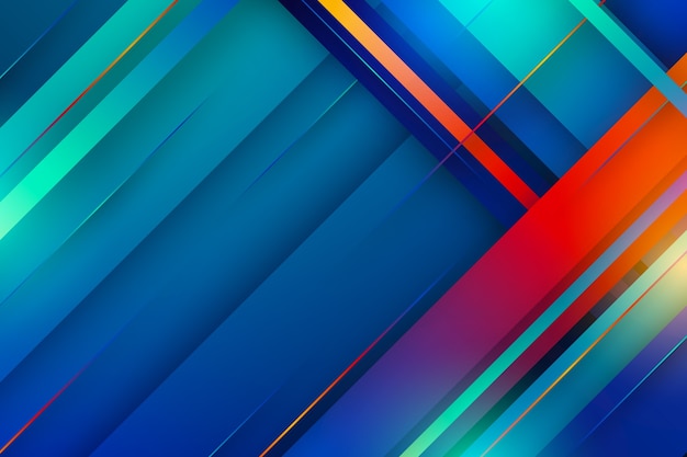 Abstracto de gradiente con fondo de líneas diagonales