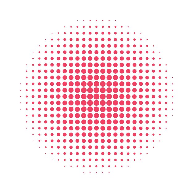 Abstracto grunge círculos de medio tono diseño de fondo con textura