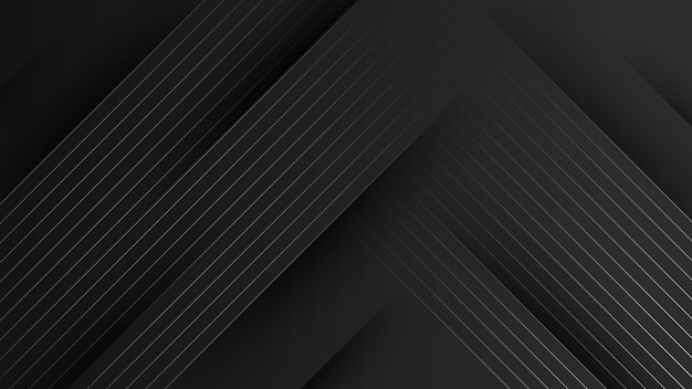 Abstracto moderno Diseño de fondo negro oscuro con rayas y líneas