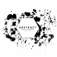 Vector gratuito abstracto-negro-grunge-textura