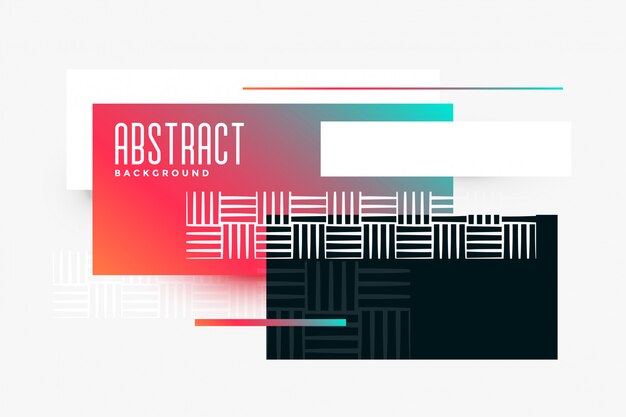 Abstracto vibrante triángulo composición vibrante banner