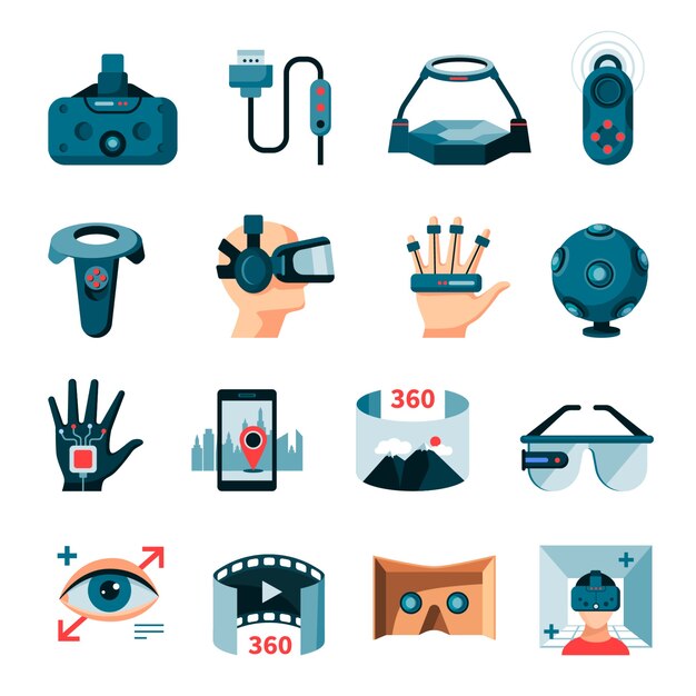 Accesorios de realidad virtual aumentada
