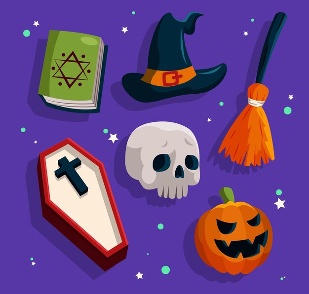 Activo feliz halloween para novela, historia y obra de arte