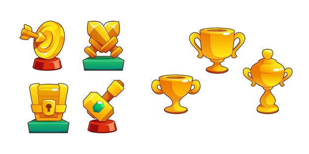 Los activos y trofeos del ganador del juego
