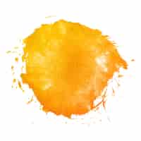 Vector gratuito acuarela abstracta splash naranja