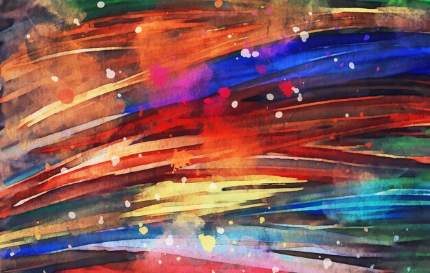 Acuarela colorido mano dibujar manchas textura