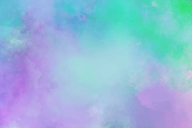 Acuarela fondo morado y verde
