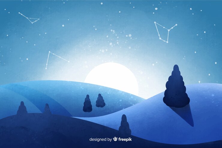 Vector gratuito acuarela de fondo natural con paisaje