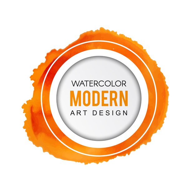Acuarela moderna Splatter Art Design