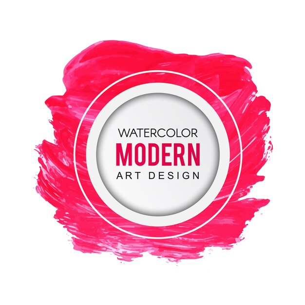 Acuarela moderna Splatter Art Design