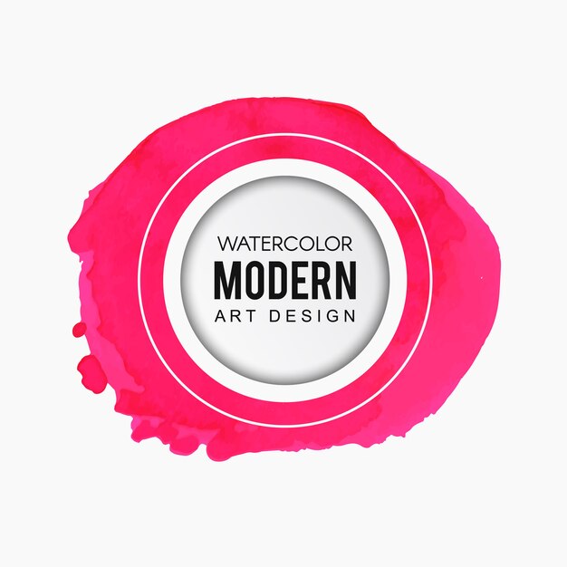 Acuarela moderna Splatter Art Design
