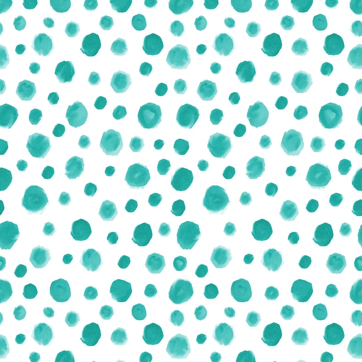 Vector gratuito acuarela patrón dotty colores azules