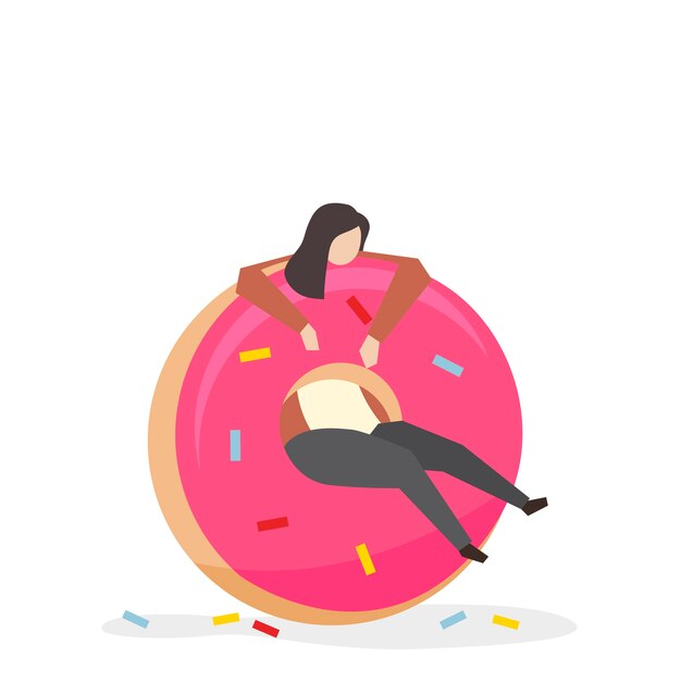 Adicto a los dulces y al azúcar.