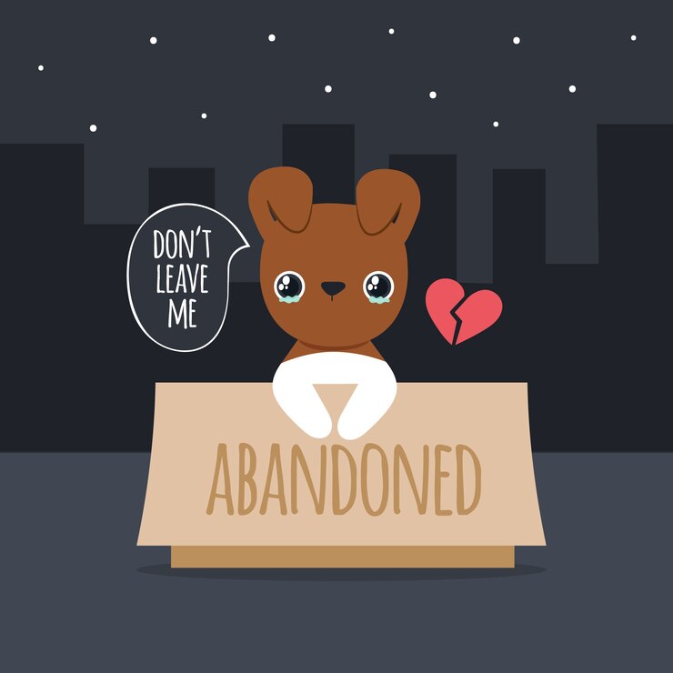 Vector gratuito adopta una ilustración de mascota