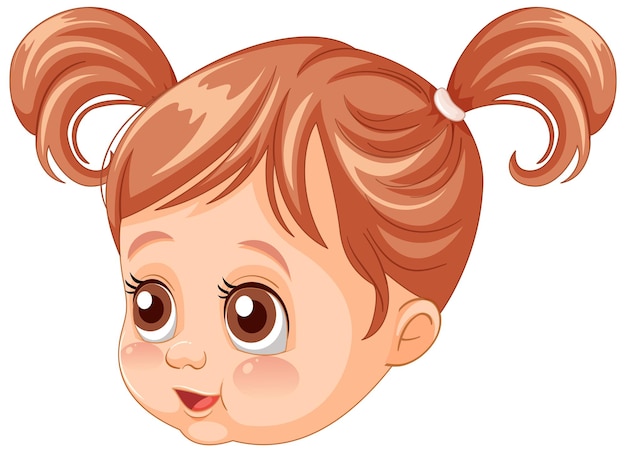 Vector gratuito adorable niño de dibujos animados con colas