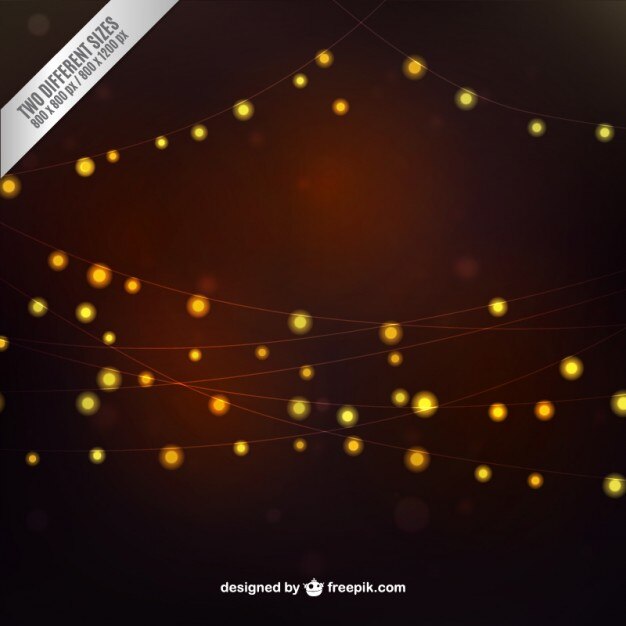 Adornos de luces tenues