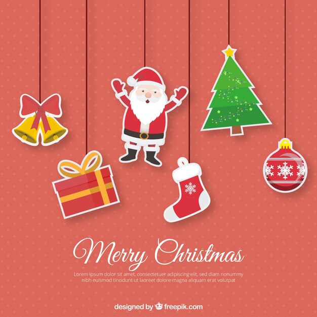 Adornos navideños con estilo gracioso