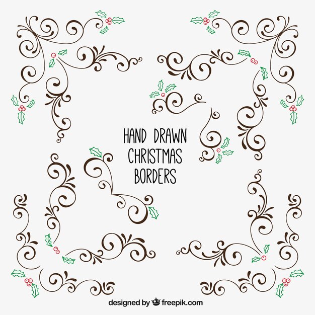Adornos remolino Navidad