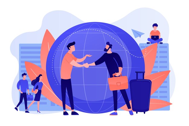Agencia de recursos humanos para migrantes. Centro de ayuda