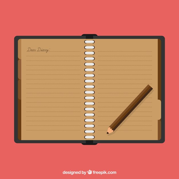 Agenda marrón