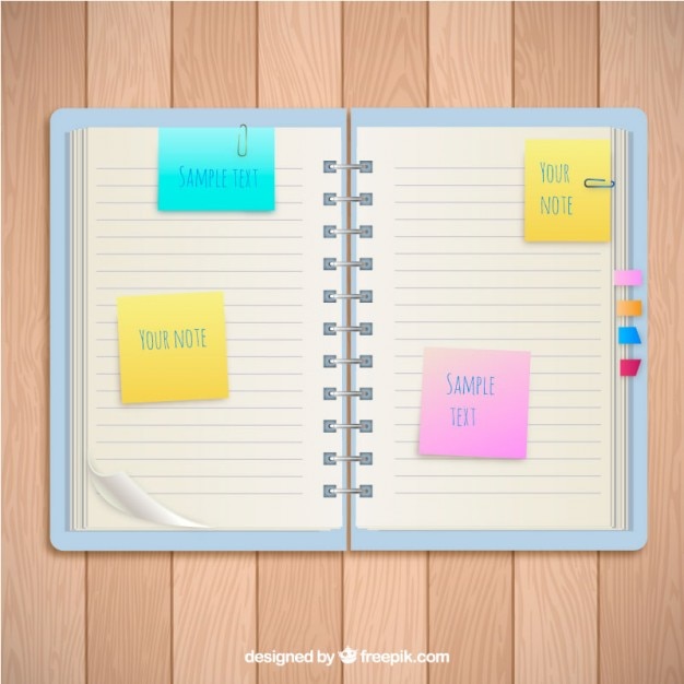 Agenda con notas