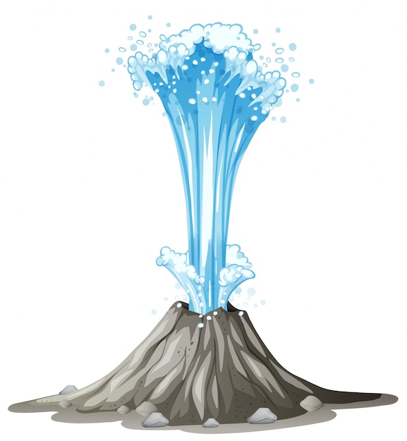 Vector gratuito agua mostrando la ilustración del suelo