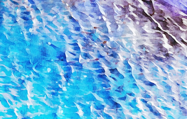 agua ola abstracción acuarela textura