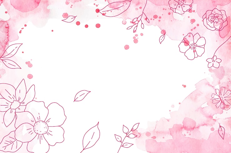 Vector gratuito aguarela de fondo floral abstracto