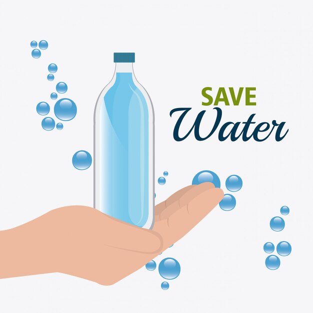 Ahorre diseño de agua.