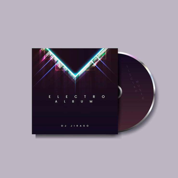 Vector gratuito album de musica electro