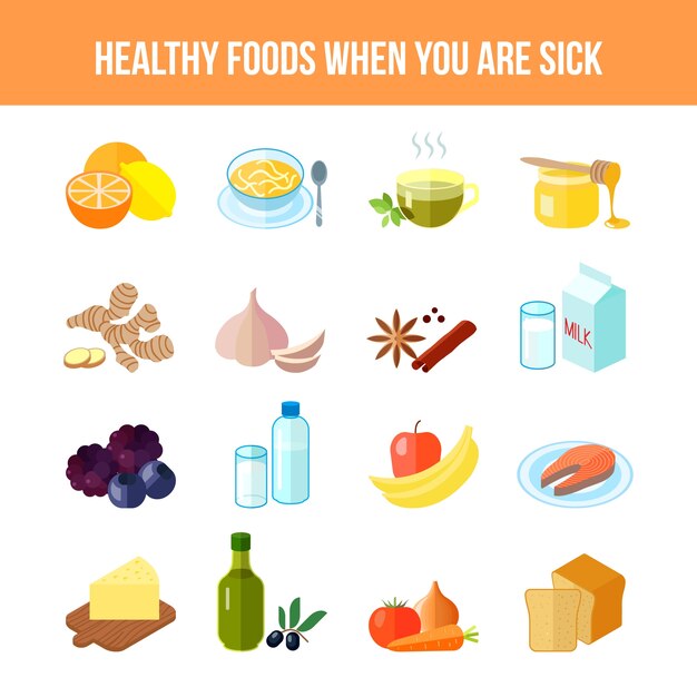 Alimentos saludables para la enfermedad