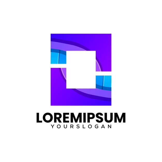 Amante en el diseño del logotipo del icono de la playa