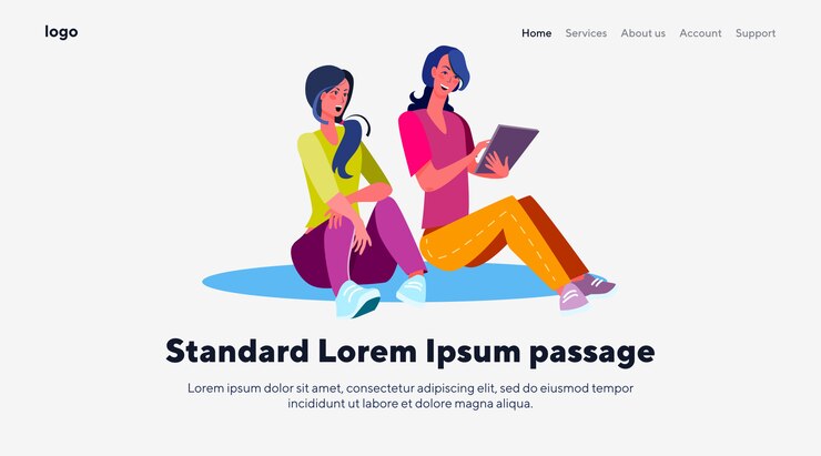 Vector gratuito amigas usando juntas