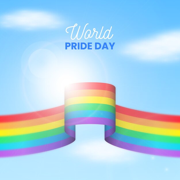 El amor es amor bandera del día del orgullo