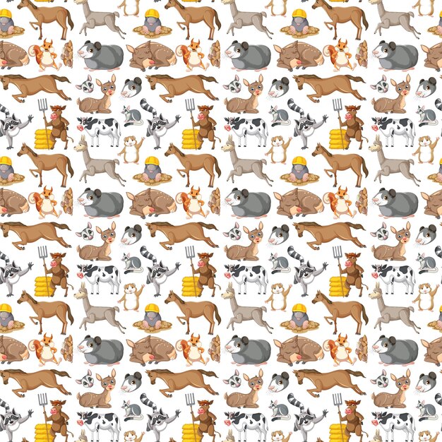 Animal divertido sobre fondo blanco transparente