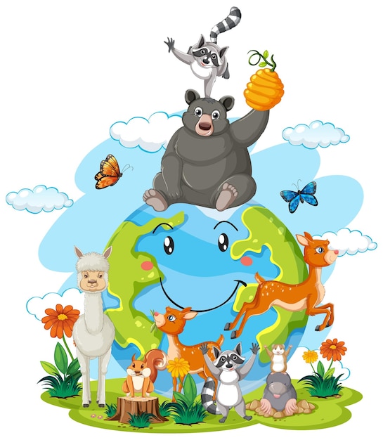 animales en el planeta tierra