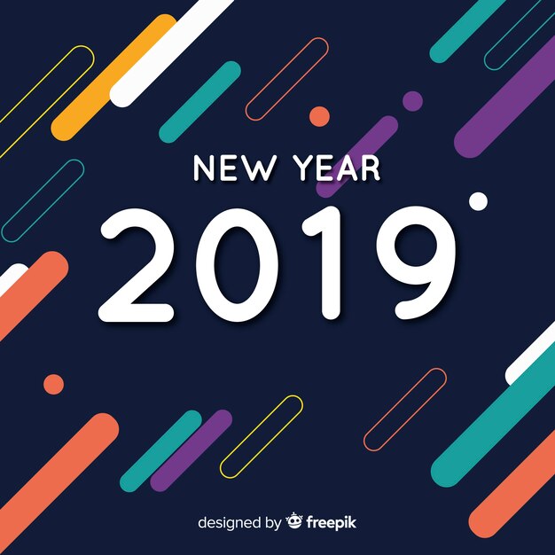Año nuevo 2019 fondo