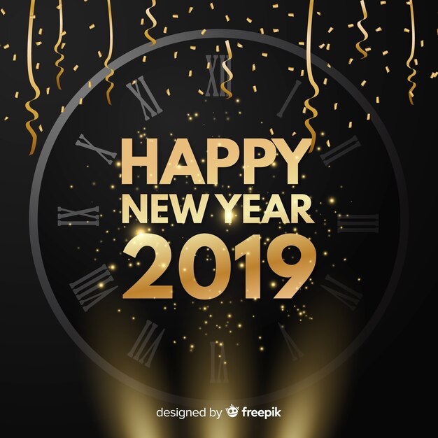 Año nuevo 2019 fondo