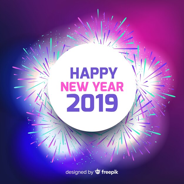 Año nuevo 2019 fondo